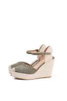 Lyla Wang Alpargatas cuñas espartos altas con plataforma - details 4