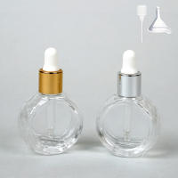 Botella De Rociador De Vidrio Transparente Y Plano 10ml Con 2 Botellas De Espuma 1 Funel Y 1 Taza De Agua Incluidos Accesorios Para Refillable Bottles - details 2
