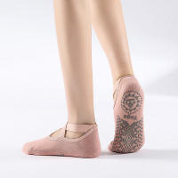 Calcetines De Yoga Para Mujer Antideslizantes De Silicona Transpirables Para Ballet Pilates Fitness Danza Y Ejercicio - details 7