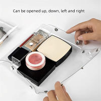Bolsa De Maquillaje Transparente Organizador Portátil De PVC Para Pinceles Y Productos De Higiene Personal Impermeable Para Almacenamiento De Estationery - details 4