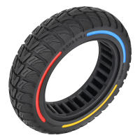Neumático Sólido De Repuesto Para Scooter Eléctrico NIU KQI3 Tamaño 9.5x2.5-6.1 Color Flick Absorción De Choques Material De Goma - details 5