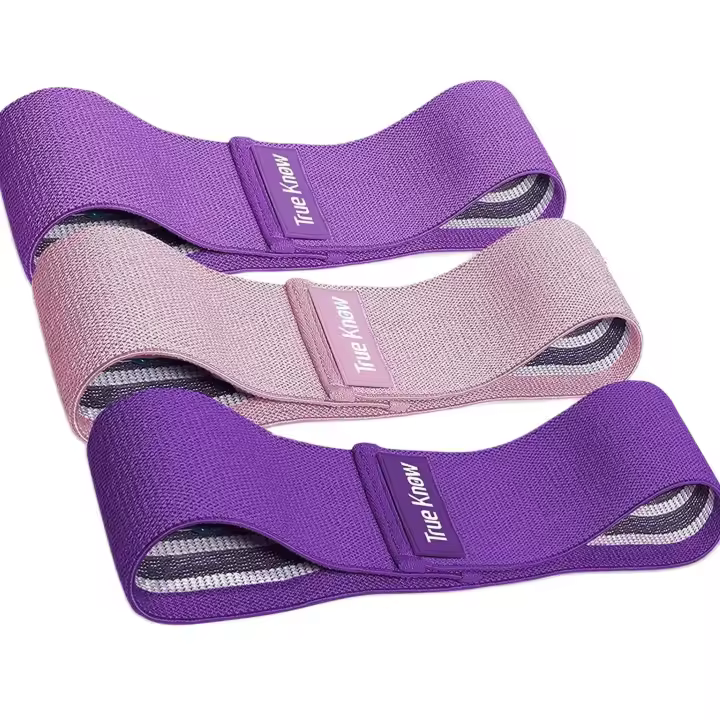 Banda De Resistencia De Tela Para Ejercicio Y Fitness Con 3 Niveles De Resistencia Para Entrenamiento De Fortaleza Yoga Pilates - 1