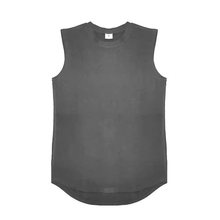 Camiseta de Entrenamiento de Maratón para Hombres Algodón Impresión Para Primavera/Verano - 1