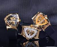 Reloj Mecánico Deportivo Para Hombre WINNER Estilizado En Transparente Con Movimientos Automáticos Y Luminiscencia Puntos Triangulares En Silicona - details 7