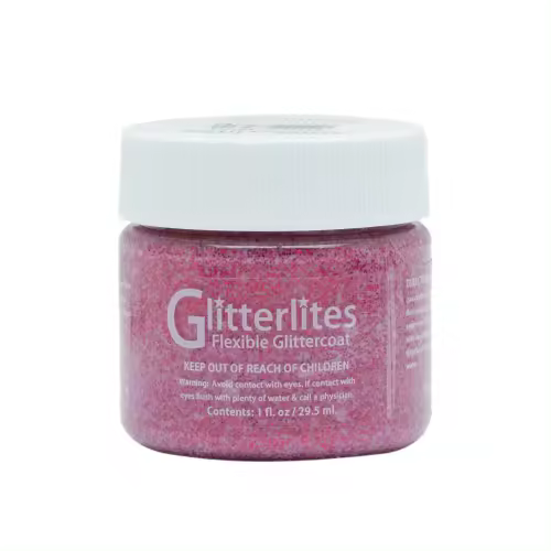 Angelus PINTURA CUERO Y POLIPIEL ANGELUS GLITTERLITES RUBY RED 29,5 ML - 1
