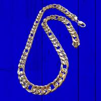 Gran Collar 3x1 TC Acanalado ( novedad ) 12 mm 60 cm Oro 18 Kilates con Certificado de Calidad - details 1