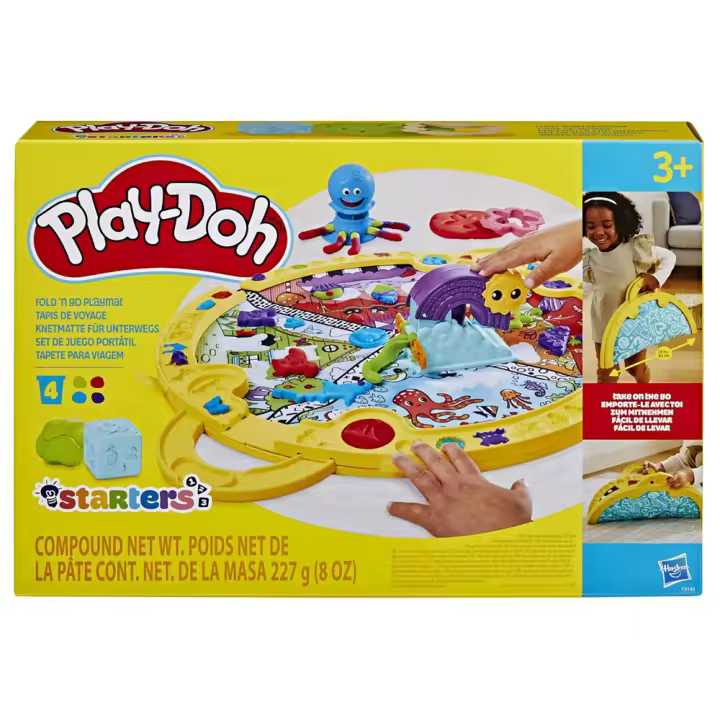 Set De Juego Portátil Play-Doh. Incluye 19 accesorios y alfombra de juego. 67x22,9x33 cm (Hasbro F91435L0) - 1