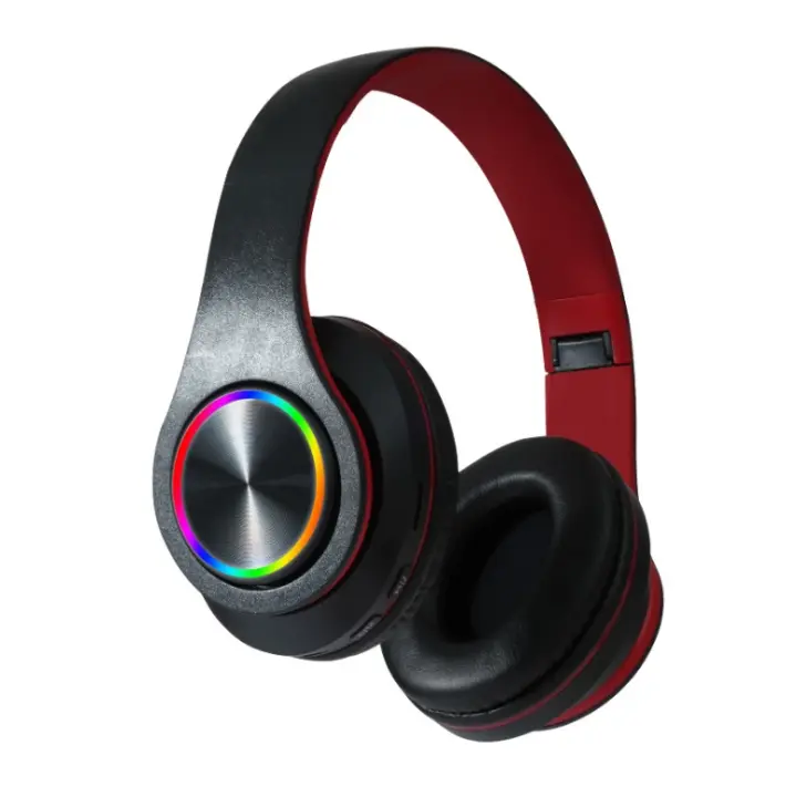 Cascos Inalámbricos Bluetooth v5.0 con microfono | Auriculares Gaming RGB para niños niñas y hombres | para juegos cascos plegables, auriculares Switch, Sonido Estéreo, cancelación de ruido, excelente calidad sonido - 1