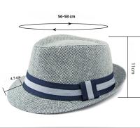 Sombrero Fedora De Lujo Para Hombres Mayores Protección Solar Para Playa Y Bodas Sombrero De Paja Para Fiesta De Jazz En Primavera Y Verano - details 9