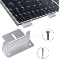 Kit De Soporte De Panel Solar De Aluminio Para Coche RV Yate Z Tipo Montaje Accesorios Para Motorhome RV Yacht Car - details 3