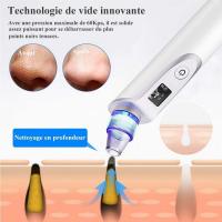 Limpiador de Poros Electrico Succionador, USB Recargable Removedor Puntos Negros con Pantalla LCD y 3 Cabezales Extraíbles - details 1