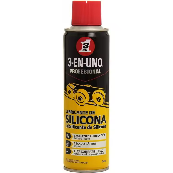 Aceite 3 en 1 Silicona 250ml WD 40 - Lubricante de silicona - Profesional - 1