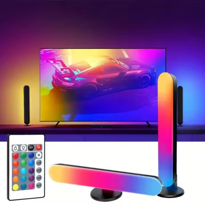 Barra De Luz LED USB RGB Para TV Cambio De Color Con Control Remoto Luz Ambiente Musical Síntesis Decorativa Lámpara De Recogida - 1