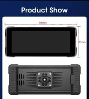 Pantalla Táctil Portátil Para Motocicleta IPX7 Impermeable 7 Pulgadas Con Navegación GPS Android Auto Y Wireless Carplay Resolución 1280x480 - details 21