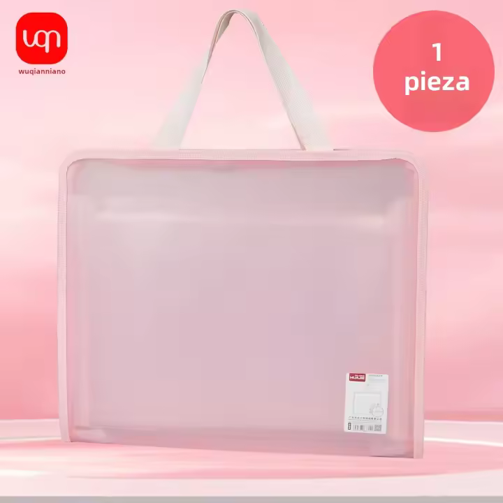 Bolsa Vertical De Organización A4 Con 13 Celdas Bolso Portátil Para Papel Y Suministros Estudiantiles Estilo Tote - 1