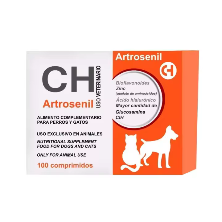 Artrosenil 100 comprimidos suplemento condroprotector para perros y gatos Chemical Ibérica - 1