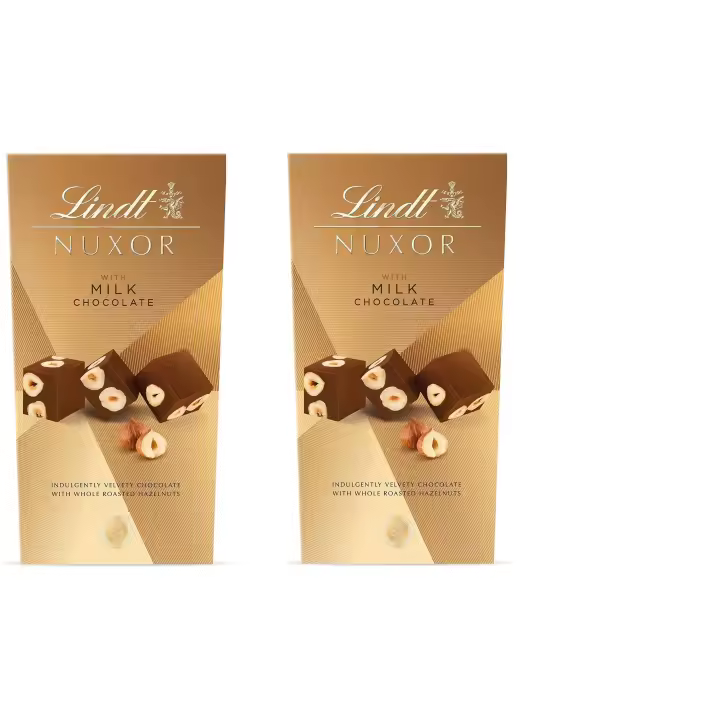 Lindt, Lindor Bombones Lindt Packs de 2 o de 4 Unidades - Rojo Cornet | Surtido Cornet | 70% Cacao Cornet | Caramelo con Sal Cornet | Nuxor de Chocolate Negro | Nuxor Chocolate con Leche - 1