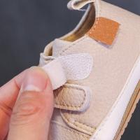Zapatillas De Cuero Para Bebés Niños Y Niñas Primer Pasador Todoterreno Suave Talla 0-18 Meses Cierre De Correas Estilo Simple - details 9