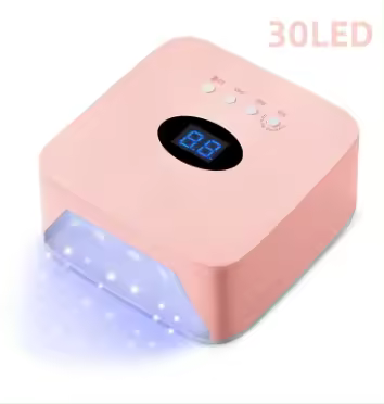 Lámpara LED UV Sin Cable De 54W Con 30 Diodos Emisores De Luz Recargable Para Secado De Uñas Profesional Con 3 Configuraciones De Tiempo Para Uso En Hogar Y Salón - 1