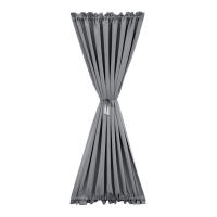 Cortinas De Puerta Negras Aislantes Térmicas Para Cocina Con Encaje Moderno Estilo Cortinas De Ventana Panel Rod Pocket - details 3