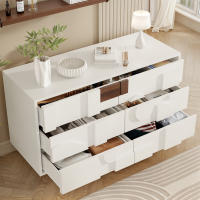 Aparador Moderno con Puertas de Diseño Geométrico, sin Tiradores, compartimentos con función Press and pop, ajustado para Comedor, Salón, patitas de Madera - details 4