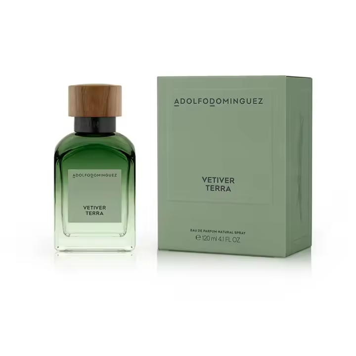 ADOLFO DOMINGUEZ  Vetiver Terra 120ML Eau de Parfum para Hombre【ROUA】 - 1