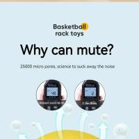 Baloncesto Para Niños En PU Espuma Silencioso Bounce Mute Inflable No Necessario Tamaño 7 Juguetes Deportivos Baloncesto Silencioso - details 11