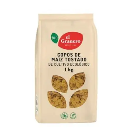 Copos Maiz Tostado Bio 1kg El Granero Integral - 1