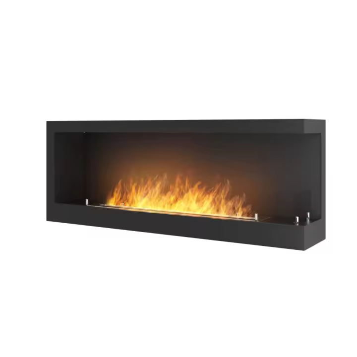 Chimenea de Bioetanol incrustada Esquina 1200 Derecha SimpleFire con Cristal - 1
