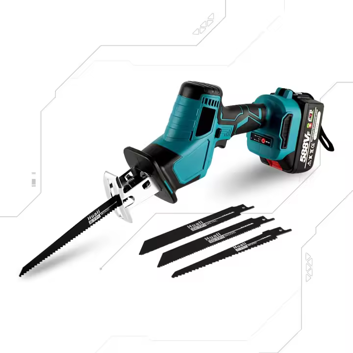 3600W Drillpro-Sierra alternante sin escobillas, herramienta eléctrica para cortar madera y Metal, batería Makita de 18V, 12000spm - 1