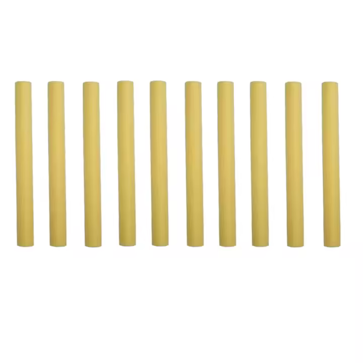 Cubierta de postes de trampolín, Tubos de Espuma acolchados de 40CM, funda protectora de esponja, color amarillo, 10 piezas - 1