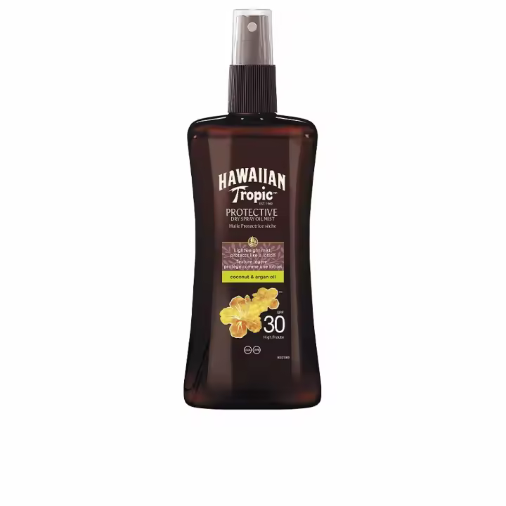 HAWAIIAN TROPIC COCONUT & ARGAN dry oil SPF30 spray 200 ml - 1