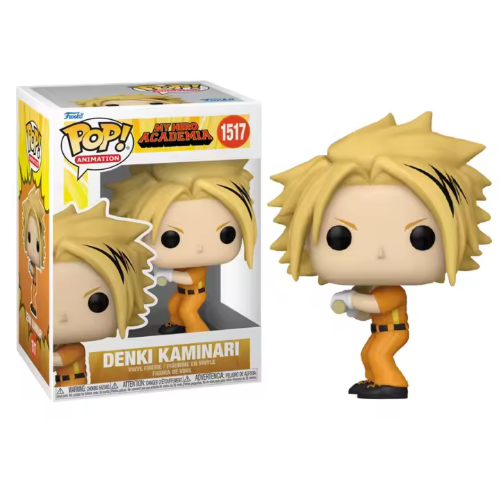 FUNKO POP! MY HERO ACADEMIA: HERO LEAGUE BASEBALL – DENKI KAMINARI, 70612, Nº1517, TIENDA CON LICENCIA OFICIAL - 1