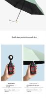 Minisombrilla de bolsillo para la lluvia, paraguas plegable de vinilo con protección UV ultravioleta, Parasol de bolsillo, cápsula de 55% de descuento, 1 unidad - details 1
