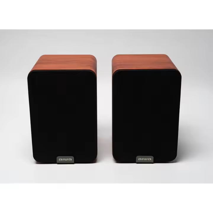 AIWA ASP-A200BR Altavoces Active BookShelf 2 x 25W RMS color Madera - 1
