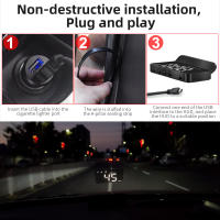 M3 HUD Obd2 Pantalla De Visualización Para Coche Proyección En Parabrisas Con Gran Fuente Adecuado Para Todas Las Autos E-OBD Y GPS - details 27