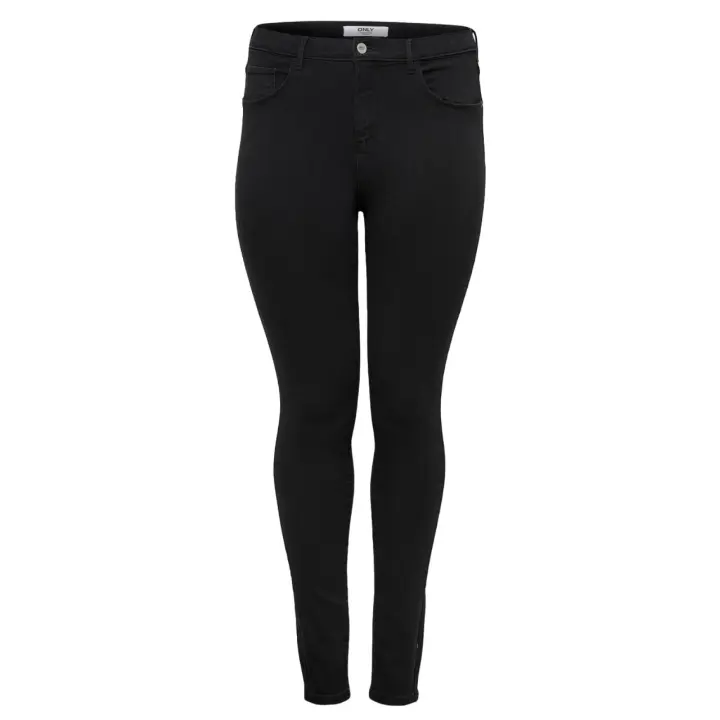 ONLY Carmakoma Carstrom 15174946 - Vaquero Cintura Alta para Mujer - Negro - 1