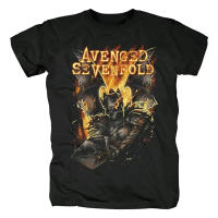 Camiseta Harajuku Metalcore Avenged Sevenfold Rock Para Hombres Y Mujeres Estilo Hip Hop Streetwear Casual Transpirable Ligera Secado Rápido Protección Solar Stretchable - details 5