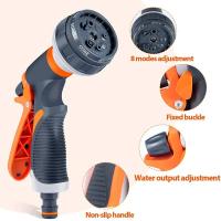 Pistola De Rociador De Jardín Multi-Función Para Riego Del Césped Y Lavar Coche Con Varias Interfaz Alta Presión Duradera Herramienta Mano - details 10