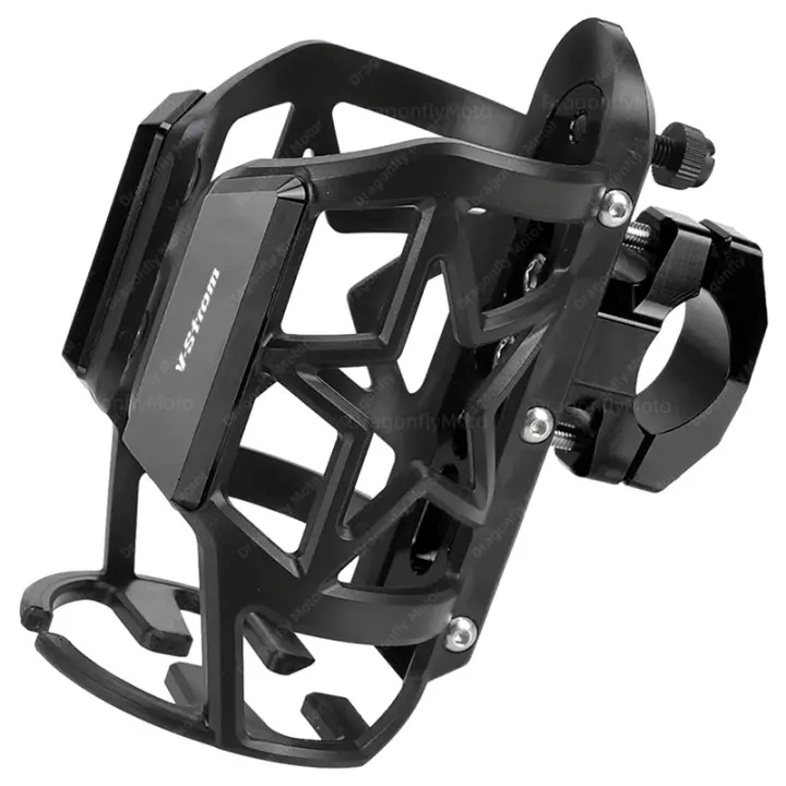 Soporte De Bebida Para Motocicleta SUZUKI VSTROM DL 250 650 DL1000 V-Strom 650XT 1000XT Accesorios De Aluminio CNC + Goma - 1
