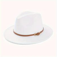 Sombrero De Paja Negra Para Hombres Y Mujeres Estilo Retro Multifuncional Para Moda Casualตลอดทั้งปี - details 3