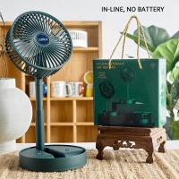 Ventilador Retráctil USB Recargable Plegable Portátil Mini Electrónico Ajustable Para Dormitorio Exterior Dispositivos De Enfriamiento - details 12