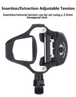 Pedales De Bicicleta De Carretera RACEWORK Self-locking Ciclismo Con Placa De Bloqueo Para Sistema LOOK KEO Material De Nylon - details 4