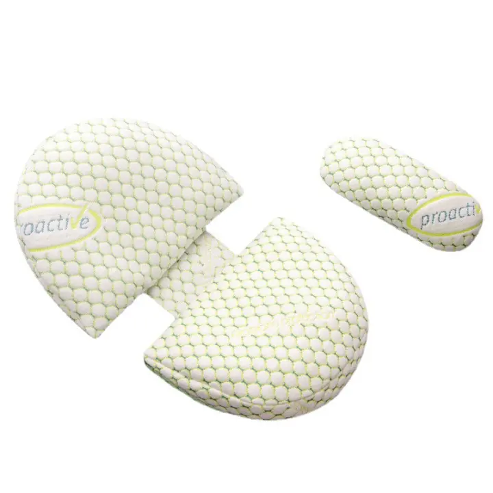 Mov Almohada de embarazo con protección para la cintura, almohada para dormir de lado, soporte abdominal ajustable y desmontable, cojín de protección abdominal en forma de U para dormir de lado durante el embarazo - 1
