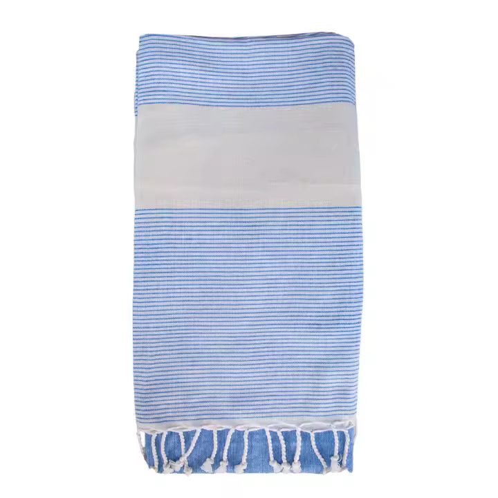 SUN & SURF Fouta de Playa Doble 100% Algodón 160x200 cm - Toalla Ligera y Versátil - 1