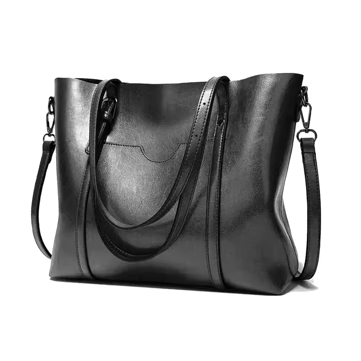 Bolsos de Mano para mujer de cuero elegante de gran capacidad Retro Vintage with Superior ASA - 1