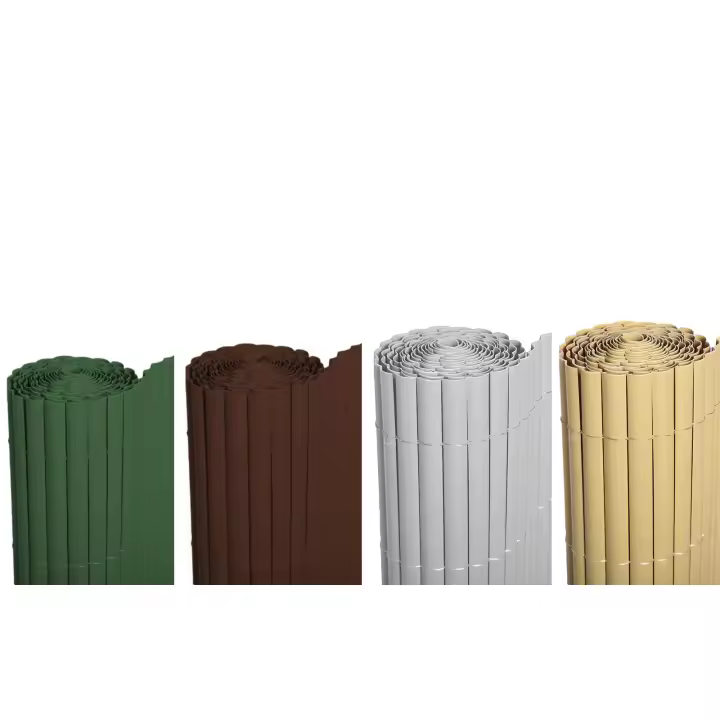Cerramiento de PVC, cañizo PVC para ocultación de terrazas y jardines, cañizo media caña - 1