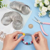 Hilo De Memoria Para Joyería 300 Bucle Hilo De Acero Para Pulseras De Pulsera Y Joyería De Enredo DIY Kit De 22 Ga 55mm - details 2