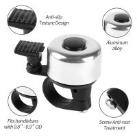 Campana De Bicicleta Miniatura Y Larga Vida 22mm De Aluminio Para Manillar MTB Aviso De Seguridad Para Ciclismo Al Aire Libre - details 2