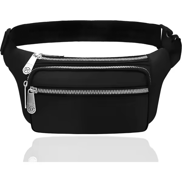 Riñonera impermeable con 4 bolsitos y crematernas, para correr, Con cinturón ajustable, para Exterior, - 1